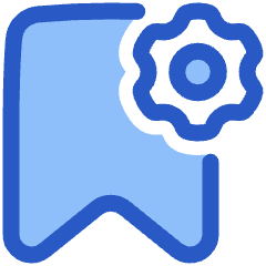 Bookmark Setting Gear Icon from Plump Duo Set