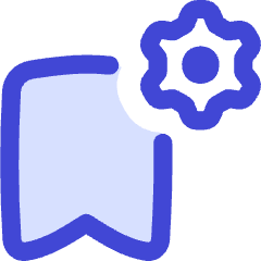Bookmark Setting Gear Icon from Flex Duo Set