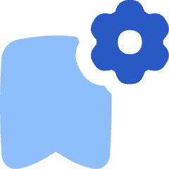 Bookmark Setting Gear Icon from Flex Flat Set