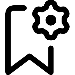 Bookmark Setting Gear Icon from Core Line Set