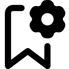 Bookmark Setting Gear Icon from Core Remix Set