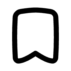 Bookmark Solo Icon from Flex Line Set