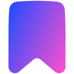 Bookmark Solo Icon from Plump Gradient Set