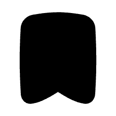 Bookmark Solo Icon from Flex Solid Set