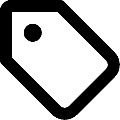 Bookmark Tag Icon from Micro Line Set