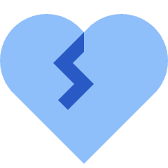 Broken Heart Icon from Sharp Flat Set