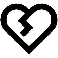Broken Heart Icon from Sharp Remix Set
