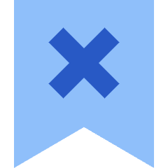 Delete Bookmark Icon from Sharp Flat Set