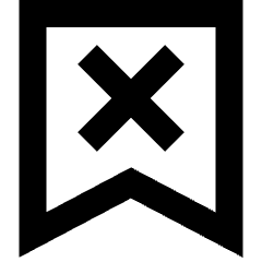 Delete Bookmark Icon from Sharp Remix Set