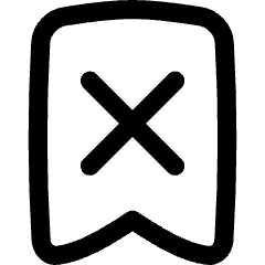 Delete Bookmark Icon from Flex Line Set