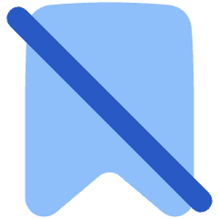 Disable Bookmark Icon from Plump Flat Set