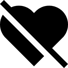 Disable Heart Icon from Sharp Solid Set