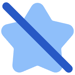 Disable Star Icon from Plump Flat Set