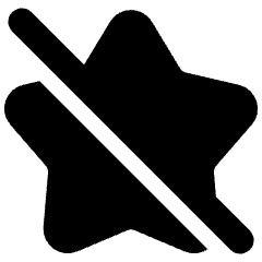 Disable Star Icon from Plump Solid Set