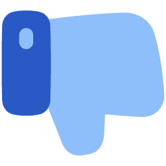 Dislike 1 Icon from Plump Flat Set