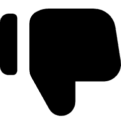 Dislike 1 Icon from Core Solid Set