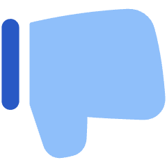 Dislike 2 Icon from Plump Flat Set