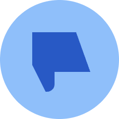 Dislike Circle Icon from Sharp Flat Set