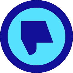 Dislike Circle Icon from Sharp Pop Set