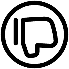 Dislike Circle Icon from Plump Line Set