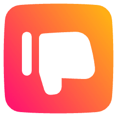 Dislike Square Icon from Plump Gradient Set