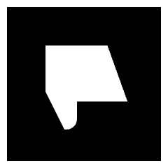 Dislike Square Icon from Sharp Solid Set