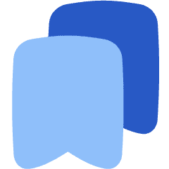 Double Bookmark Icon from Flex Flat Set