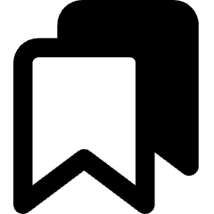 Double Bookmark Icon from Core Remix Set