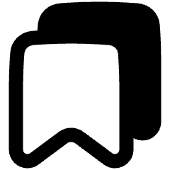 Double Bookmark Icon from Plump Remix Set