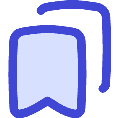 Double Bookmark Icon from Flex Duo Set