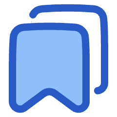 Double Bookmark Icon from Plump Duo Set