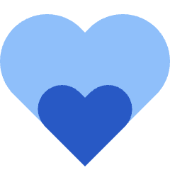Double Heart Icon from Sharp Flat Set