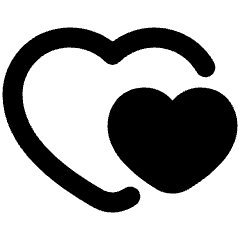Double Heart Icon from Plump Remix Set