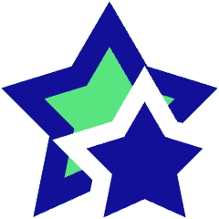 Double Star Icon from Sharp Pop Set