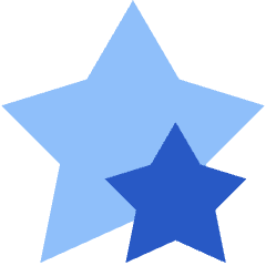 Double Star Icon from Sharp Flat Set