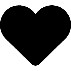 Favorite Heart Icon from Micro Solid Set