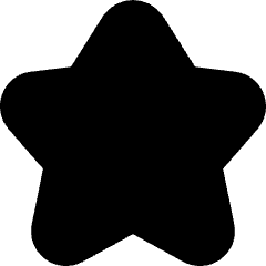 Favorite Star 2 Icon from Micro Solid Set