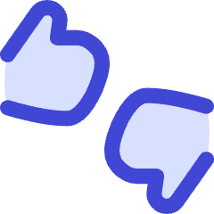 Feedback Like Dislike Icon from Flex Duo Set
