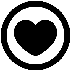 Heart Circle Icon from Plump Remix Set