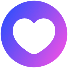 Heart Circle Icon from Plump Gradient Set