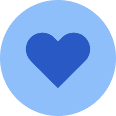 Heart Circle Icon from Sharp Flat Set