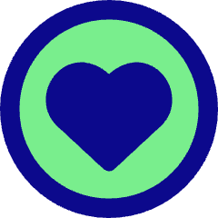 Heart Circle Icon from Core Pop Set