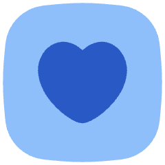 Heart Square Icon from Flex Flat Set