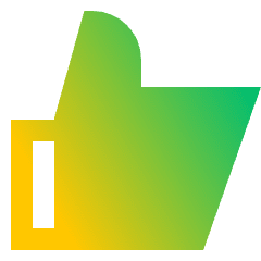 Like 1 Icon from Sharp Gradient Set