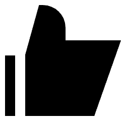 Like 2 Icon from Sharp Solid Set