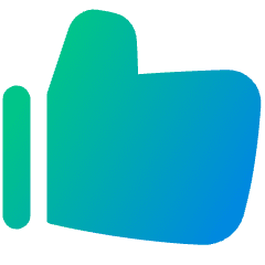 Like 2 Icon from Plump Gradient Set