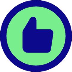 Like Circle Icon from Core Pop Set