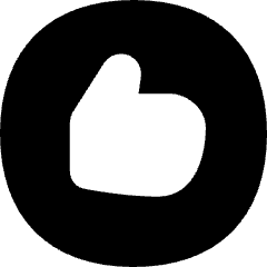 Like Circle Icon from Flex Solid Set