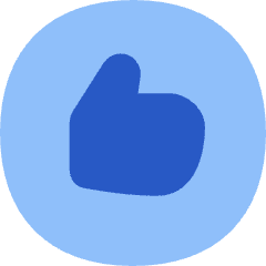 Like Circle Icon from Flex Flat Set