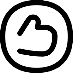 Like Circle Icon from Flex Line Set